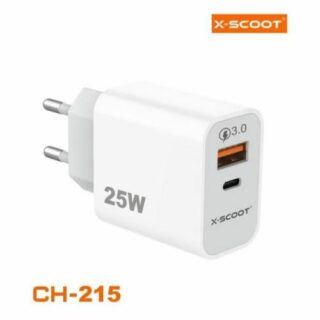 Adaptateur Tête Chargeur  X-SCOOT    USB-C 25W